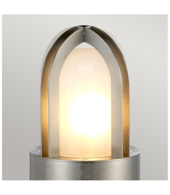 Paignton outdoor floor lamp Frosted glass, 316 stainless steel Stainless steel (silver)