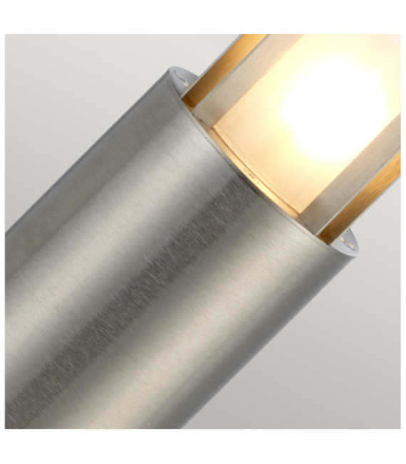 Lampe sur pied extérieur Paignton Verre dépoli,acier inoxydable 316 Acier inoxydable (argent)