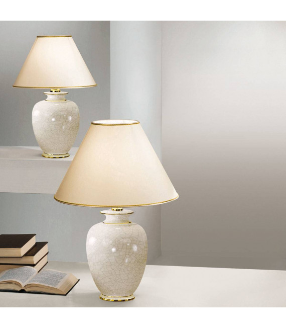 Lampe de table GIARDINO Or 24 Carats 1 ampoule