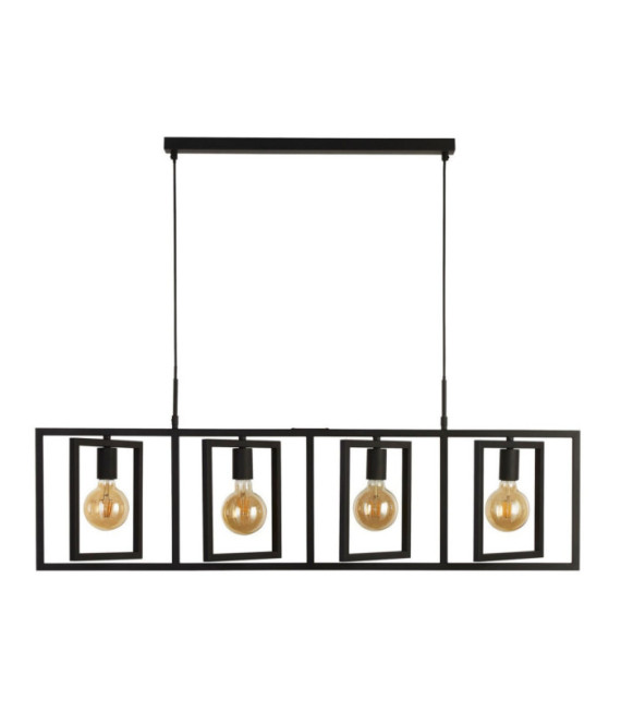 Plaza pendant light Mild steel Matt black