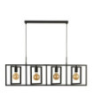 Suspension Plaza Acier doux Noir mat