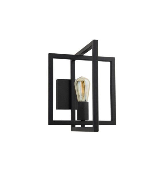 Plaza wall light Mild steel Matt black