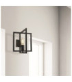 Plaza wall light Mild steel Matt black