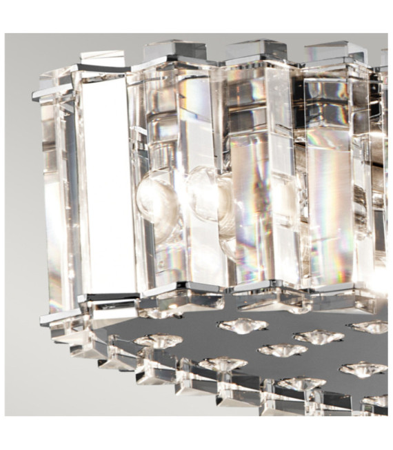 Crystal Pendant Lamp Crystal Chrome