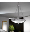 Suspension classique MILADY chrome 3 ampoules