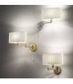 Applique murale HILTON SAND laiton antique 1 ampoule