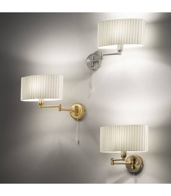 Applique murale HILTON SAND laiton 1 ampoule
