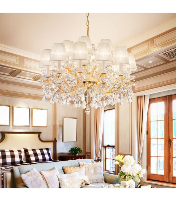 MARIA LOUISE Chandelier 18 lights - 4