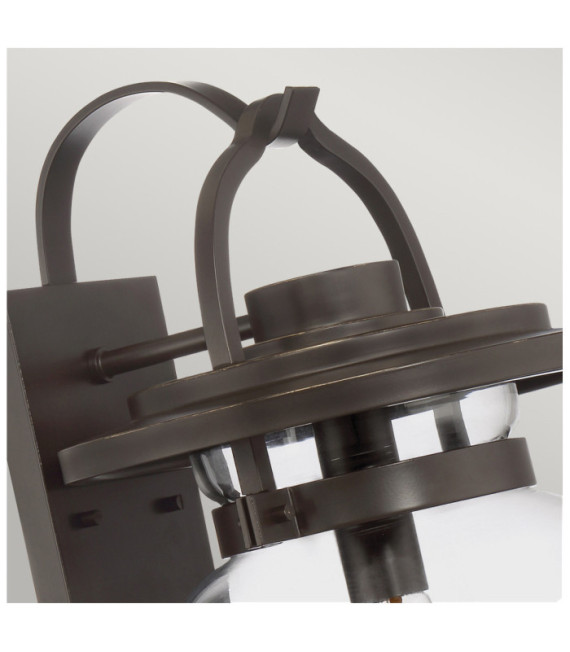 Applique da esterno Quoizel Vetro trasparente, alluminio bronzo Western
