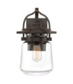 Quoizel exterior wall light Transparent glass, aluminum Western bronze