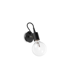 Applique murale Edison Noir