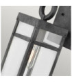 Hinkley outdoor wall light Transparent glass, aluminum Aged zinc
