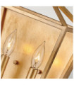 Hinkley pendant light Steel, crystal Aged brass