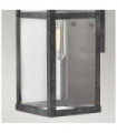 Hinkley outdoor wall light Transparent glass, aluminum Aged zinc