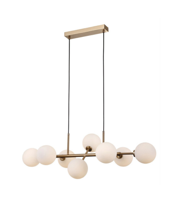 Mirellio Pendant Steel, Aluminum Honey Brass