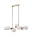Suspension Mirellio Acier,Aluminium Miel Laiton