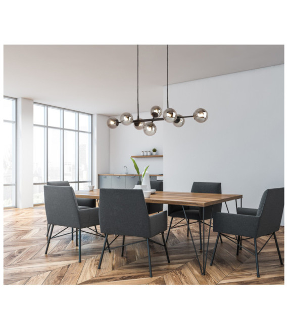 Suspension Erimida Verre,Acier Charmes