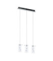 Shine pendant light Glass, metal alloy Chrome