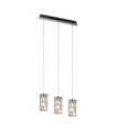 Shine pendant light Glass, metal alloy Chrome