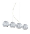Sferio pendant light Metal alloy Chrome