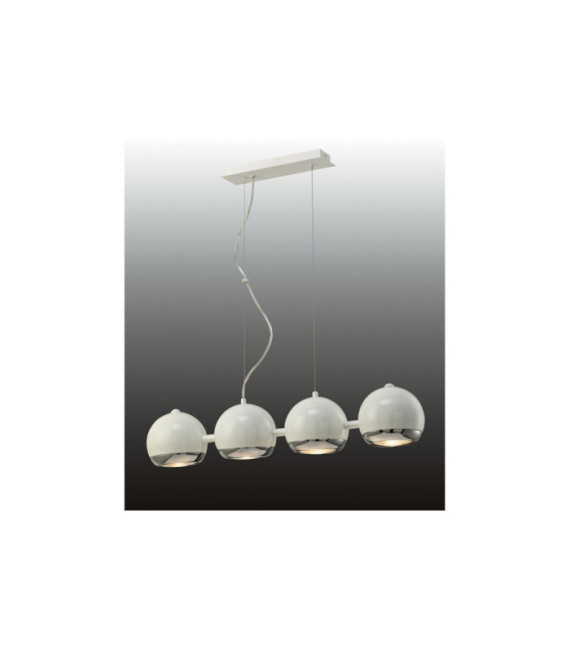 Sferio pendant light Metal alloy White