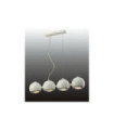 Sferio pendant light Metal alloy White