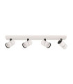 Barre de spots Laconi Blanc, Noir