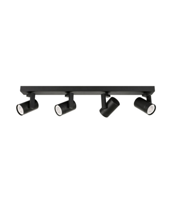 Barre de spots Spiela Acier,Aluminium Noir
