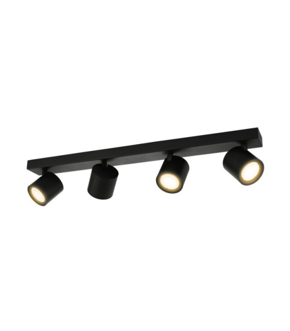 Karlota spotlight bar Steel, Aluminum Black