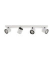 Barre de spots Karlota Acier,Aluminium Blanc, Noir