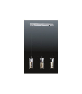 Suspension Verizon Verre,alliage métallique Chrome