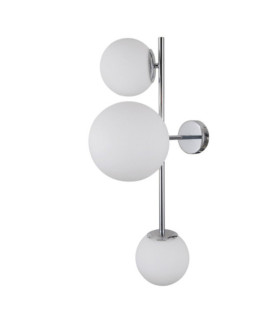 Vailante aplique Vidrio, acero, aluminio Cromo