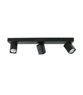 Senova spotlight bar Sandblasted black aluminum