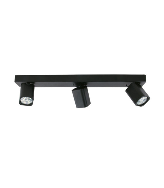 Barre de spots Senova Aluminium Noir sablé