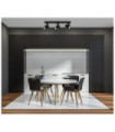 Barre de spots Spiela Acier,Aluminium Noir