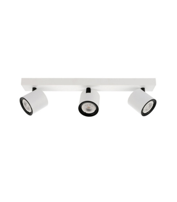 Karlota spotlight bar Steel, White Aluminum, Black
