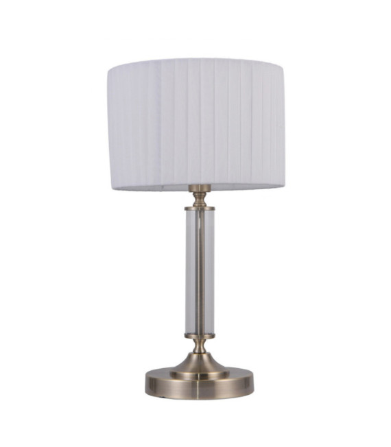 Ferlena wall light Glass, Steel, Fabric Antique Bronze