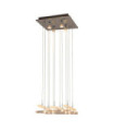 Suspension Diamond Verre,alliage métallique Chrome