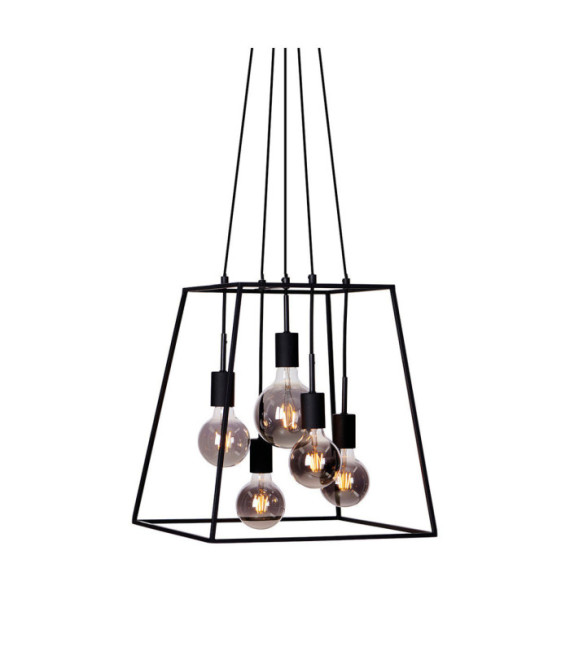 Suspension Almodovi Acier Noir