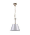 Suspension Solana Verre,Acier,Tissu Antique Bronze