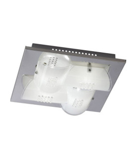Lampada da soffitto Daze in lega di metallo cromato