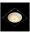 Torino ceiling light Glass, metal alloy White