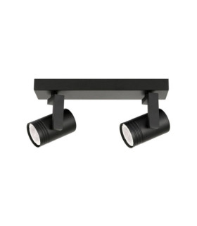Foco Spiela Acero, Aluminio Negro