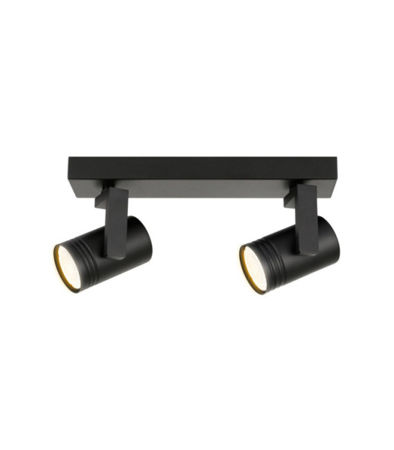 Foco Spiela Acero, Aluminio Negro