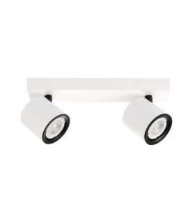 Karlota Foco Acero, Aluminio Blanco, Negro