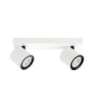 Spot Karlota Acier,Aluminium Blanc, Noir