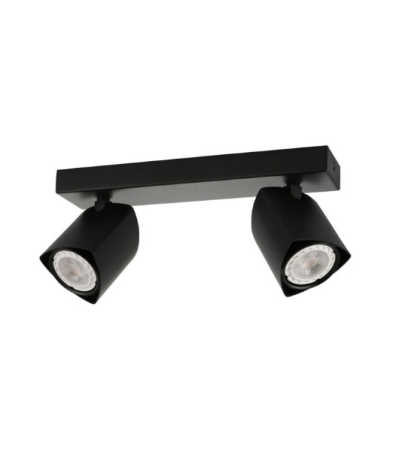 Foco Merusa Acero, Aluminio Negro