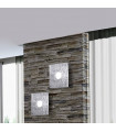 Plafonnier SQUARE blanc 1 ampoule