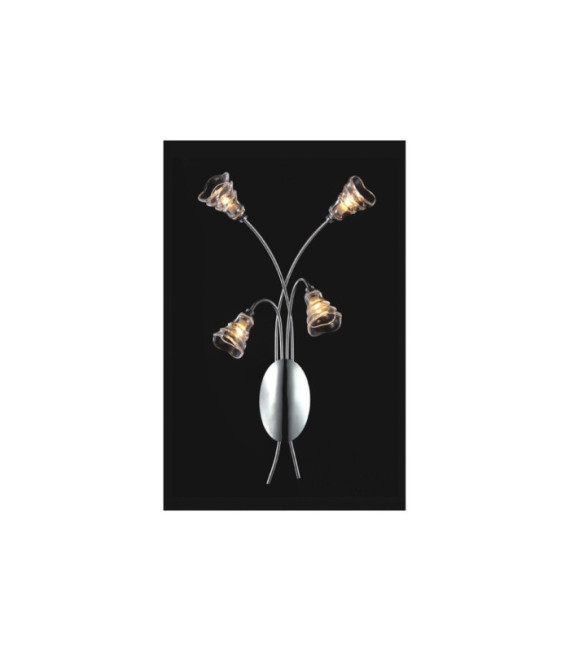 Applique murale Branch Verre,alliage métallique Chrome