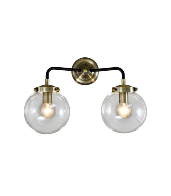 Wandleuchte Industrial Steel Antik Bronze